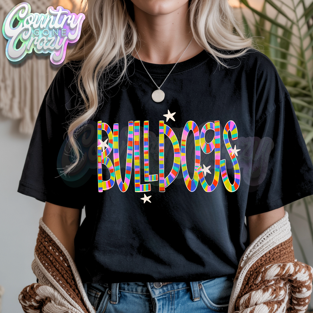 Bulldogs | Candy Stripe | T-Shirt