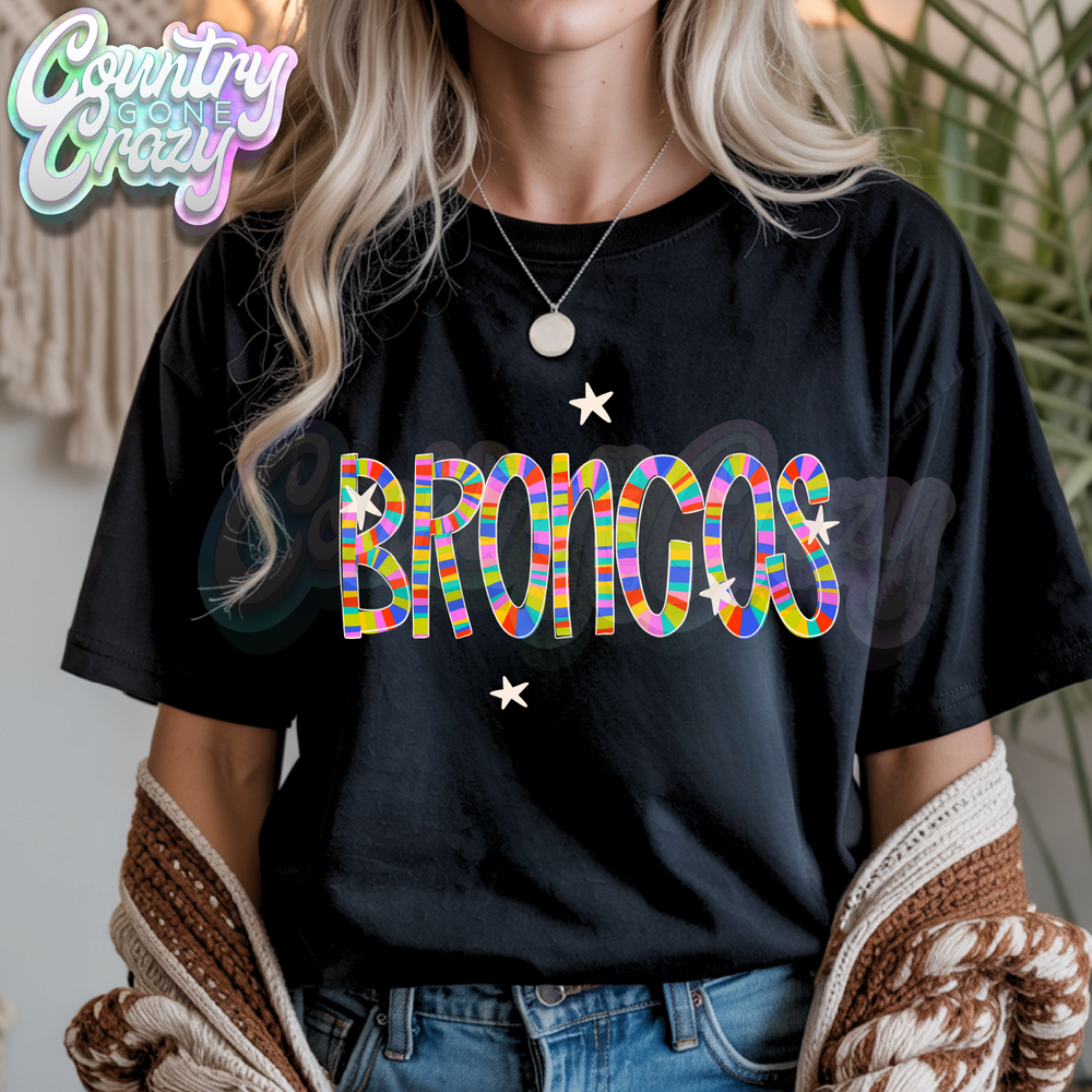 Broncos | Candy Stripe | T-Shirt