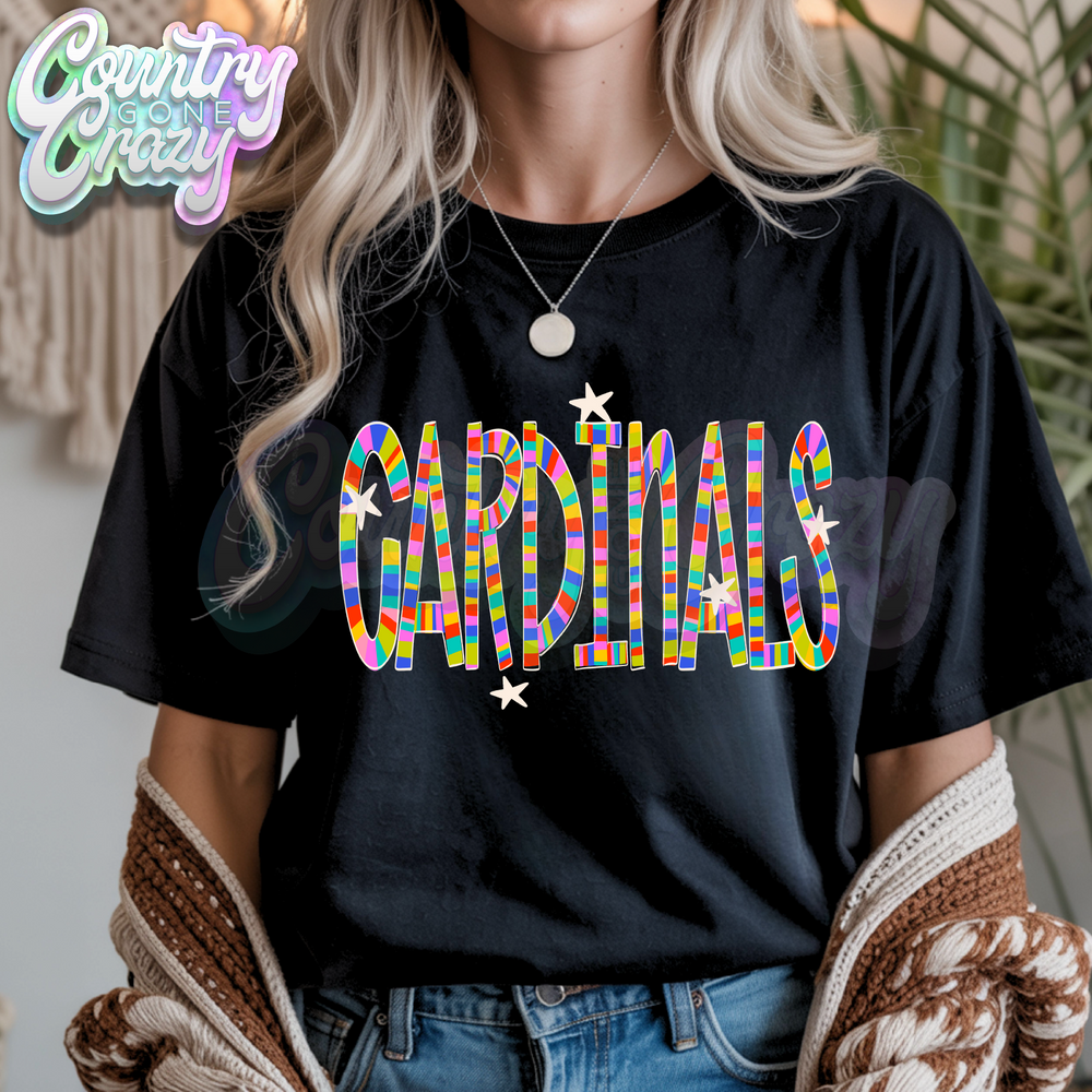 Cardinals | Candy Stripe | T-Shirt
