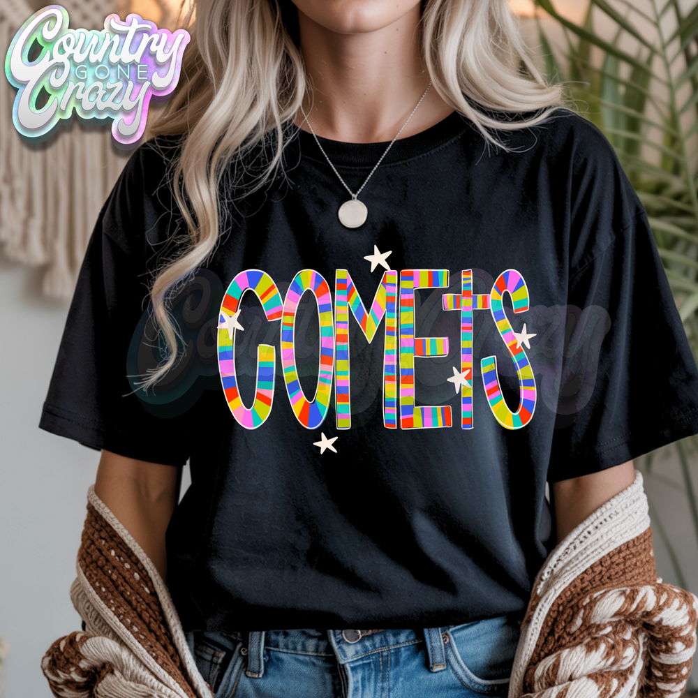 Comets | Candy Stripe | T-Shirt