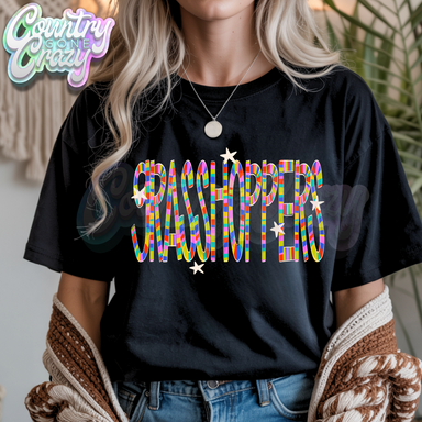 Grasshoppers | Candy Stripe | T-Shirt-Country Gone Crazy-Country Gone Crazy