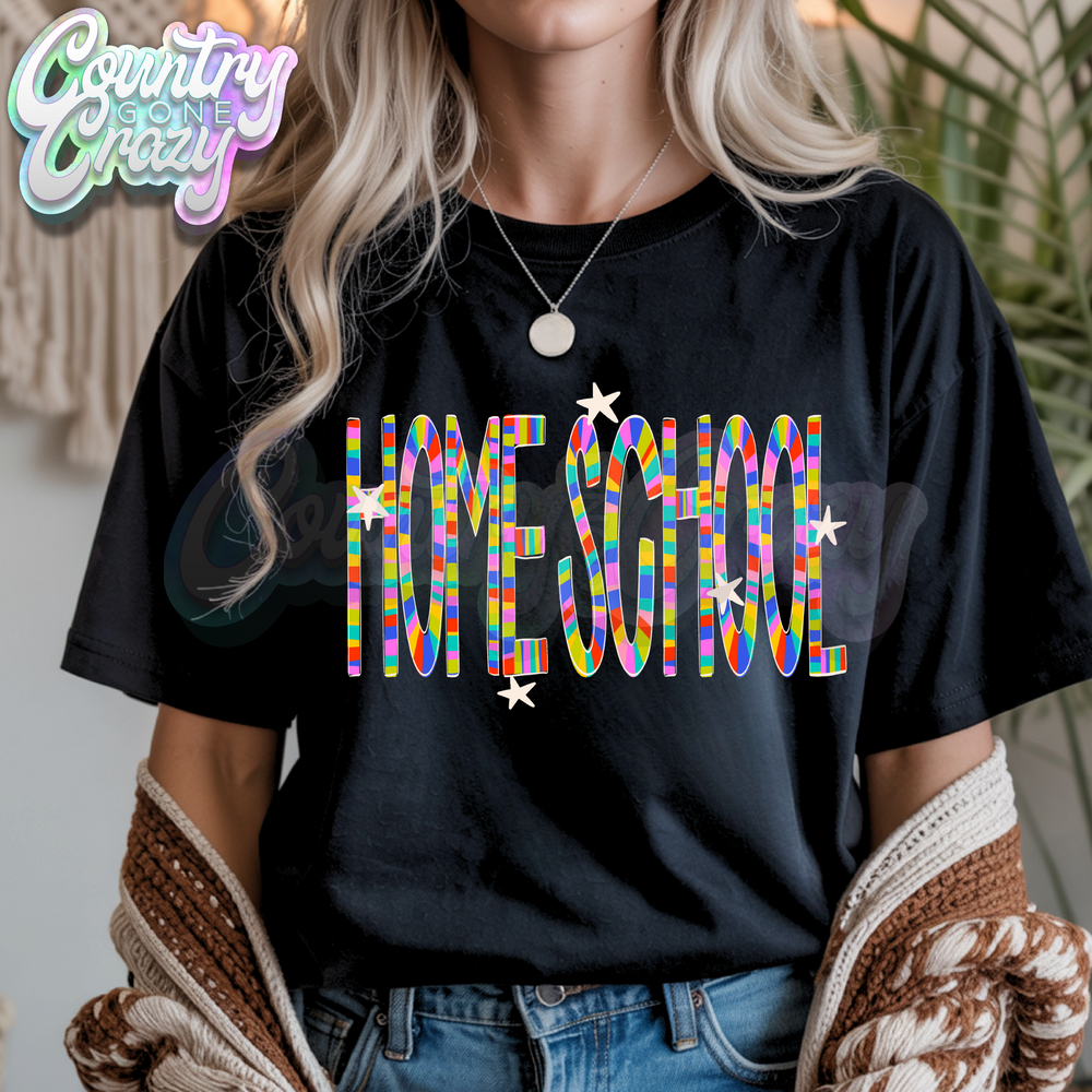 HOME SCHOOL | Candy Stripe | T-Shirt