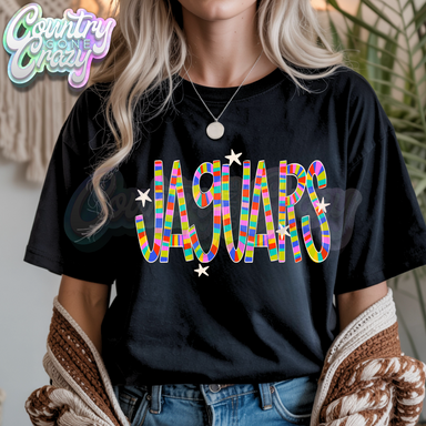 JAGUARS | Candy Stripe | T-Shirt-Country Gone Crazy-Country Gone Crazy