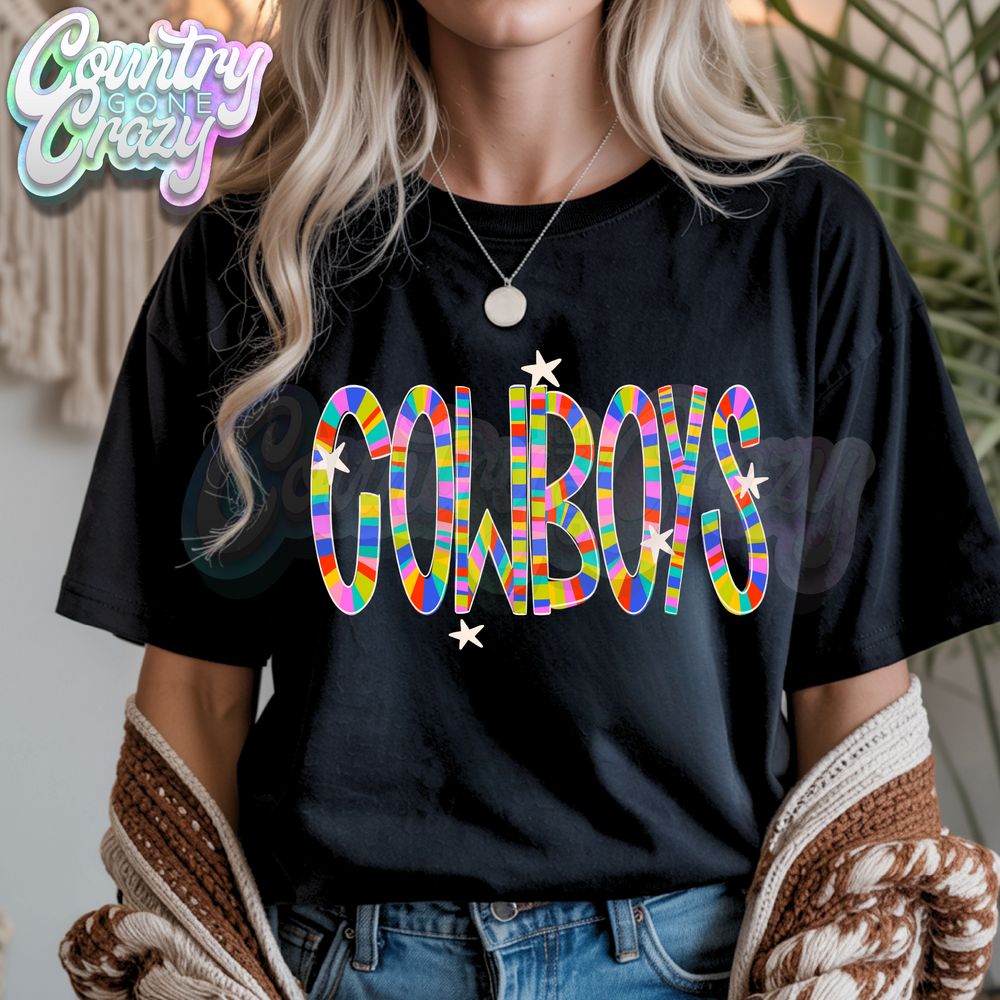 Cowboys | Candy Stripe | T-Shirt