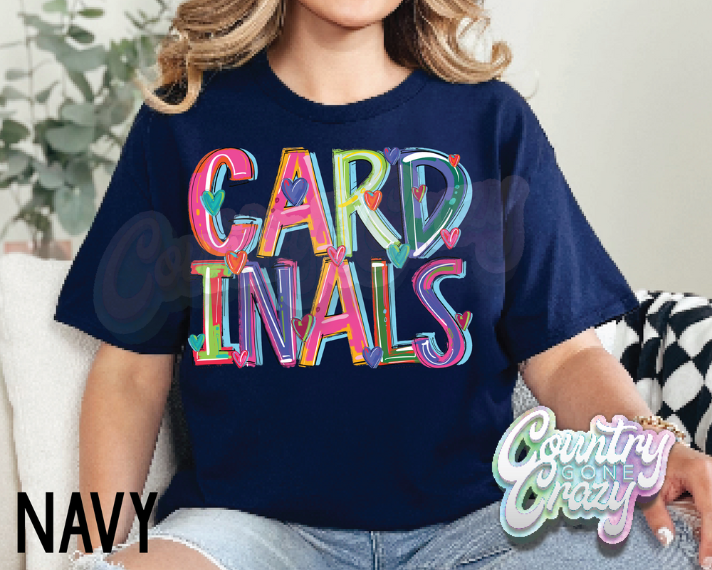 Cardinals • Splash • T-Shirt-Country Gone Crazy-Country Gone Crazy