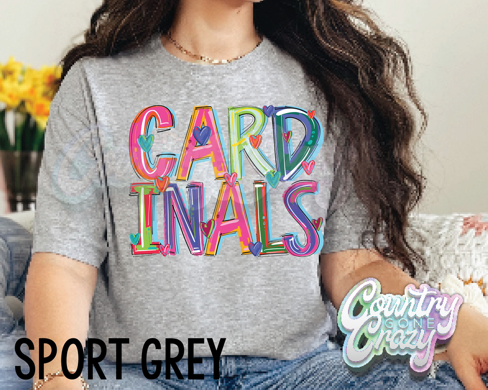 Cardinals • Splash • T-Shirt-Country Gone Crazy-Country Gone Crazy