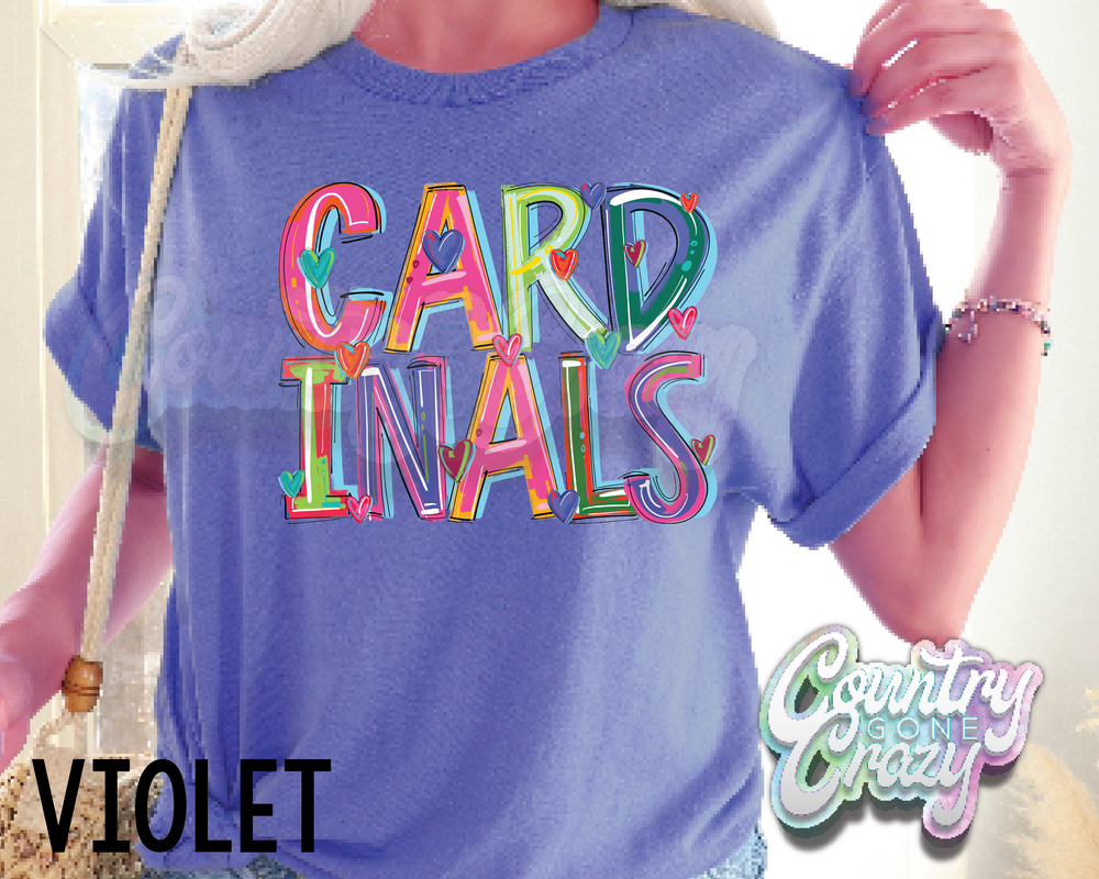 Cardinals • Splash • T-Shirt-Country Gone Crazy-Country Gone Crazy