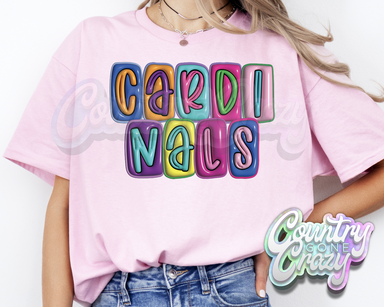 Cardinals •• Bubble •• T-Shirt-Country Gone Crazy-Country Gone Crazy