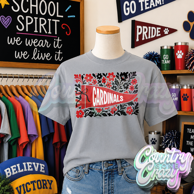 CARDINALS - FLORAL PENNANT-Country Gone Crazy-Country Gone Crazy