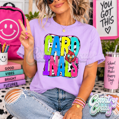 CARDINALS ** COLOR POP ** T-SHIRT-Country Gone Crazy-Country Gone Crazy