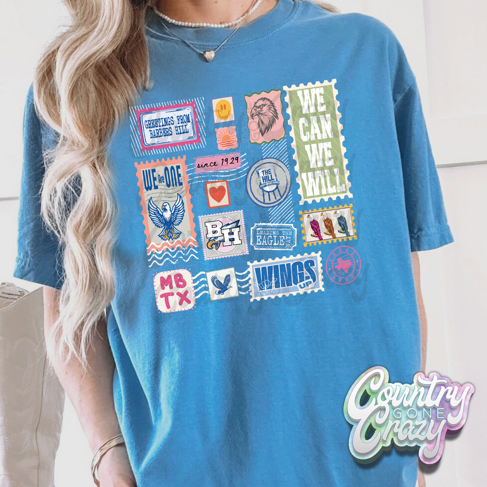 BARBERS HILL •• STAMPS •• T-Shirt-Country Gone Crazy-Country Gone Crazy