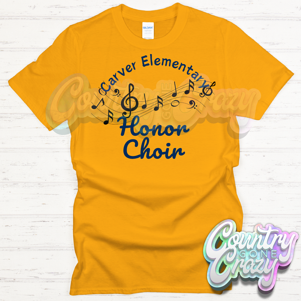 Honor Choir - Carver Elementary - T-Shirt-Country Gone Crazy-Country Gone Crazy