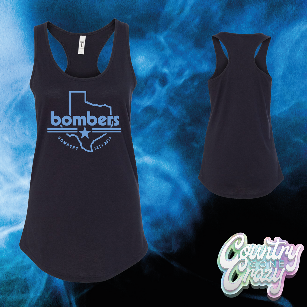 BOMBERS FASTPITCH -  WOMEN'S RACERBACK TANK TOP