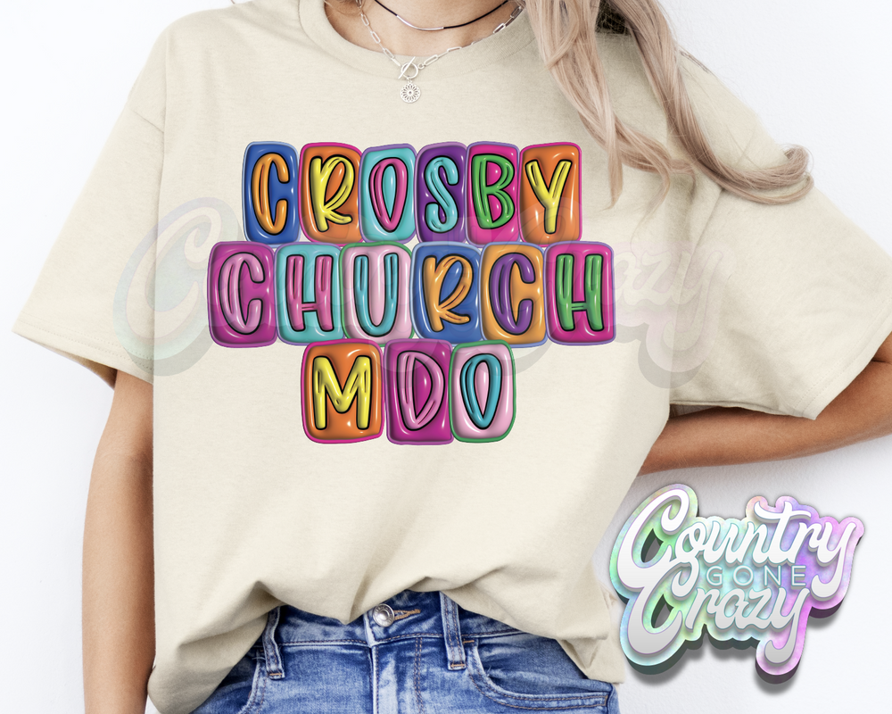 Crosby Church MDO •• Bubble •• T-Shirt-Country Gone Crazy-Country Gone Crazy