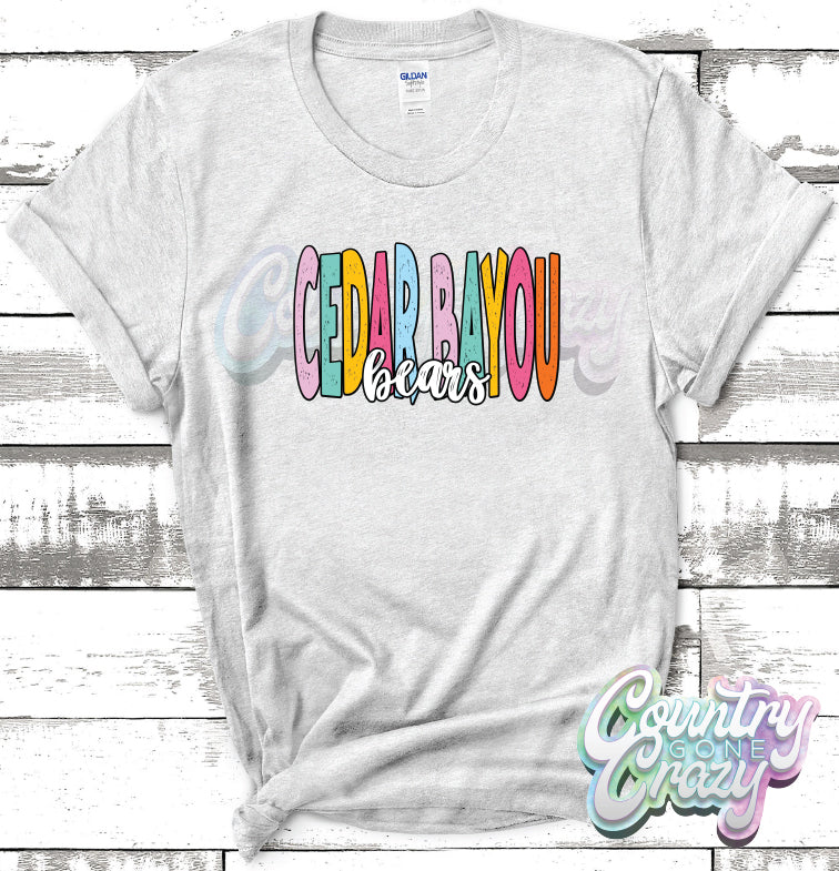 Cedar Bayou Bears Playful T-Shirt-Country Gone Crazy-Country Gone Crazy