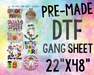 PRE-MADE GANG SHEET - HALLOWEEN - ADULT-Country Gone Crazy-Country Gone Crazy