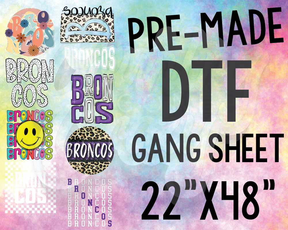 PRE-MADE GANG SHEET - DAYTON - YOUTH-Country Gone Crazy-Country Gone Crazy