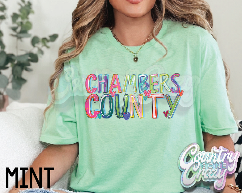 CHAMBERS COUNTY • Splash • T-Shirt-Country Gone Crazy-Country Gone Crazy