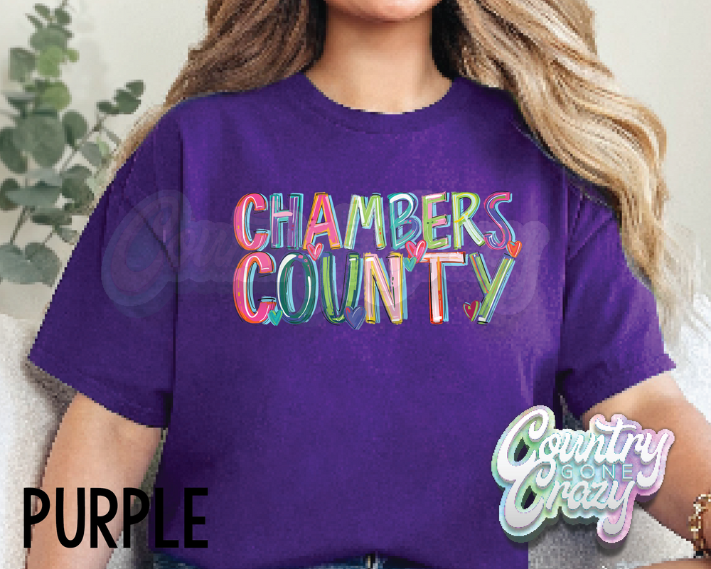 CHAMBERS COUNTY • Splash • T-Shirt-Country Gone Crazy-Country Gone Crazy