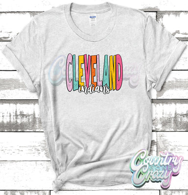 Cleveland Indians Playful T-Shirt-Country Gone Crazy-Country Gone Crazy