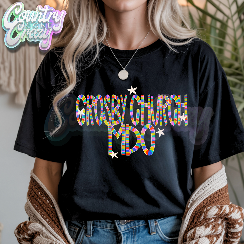 Crosby Church MDO | Candy Stripe | T-Shirt