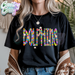 Dolphins | Candy Stripe | T-Shirt-Country Gone Crazy-Country Gone Crazy