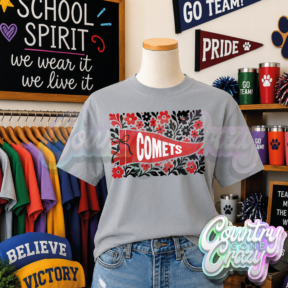 COMETS - FLORAL PENNANT