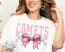 Comets - Coquette Bow - T-Shirt-Country Gone Crazy-Country Gone Crazy