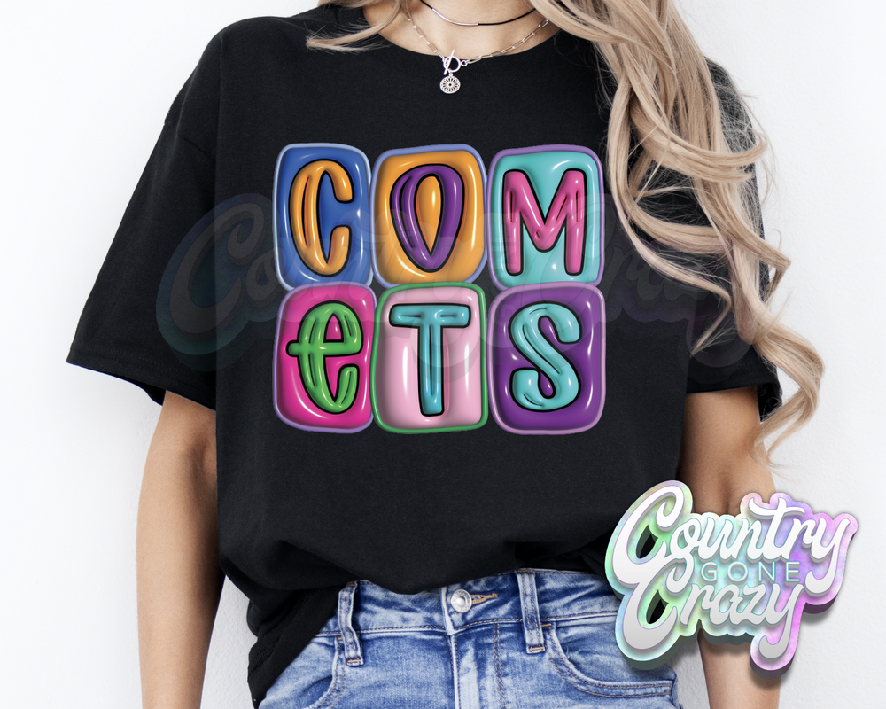 Comets •• Bubble •• T-Shirt-Country Gone Crazy-Country Gone Crazy