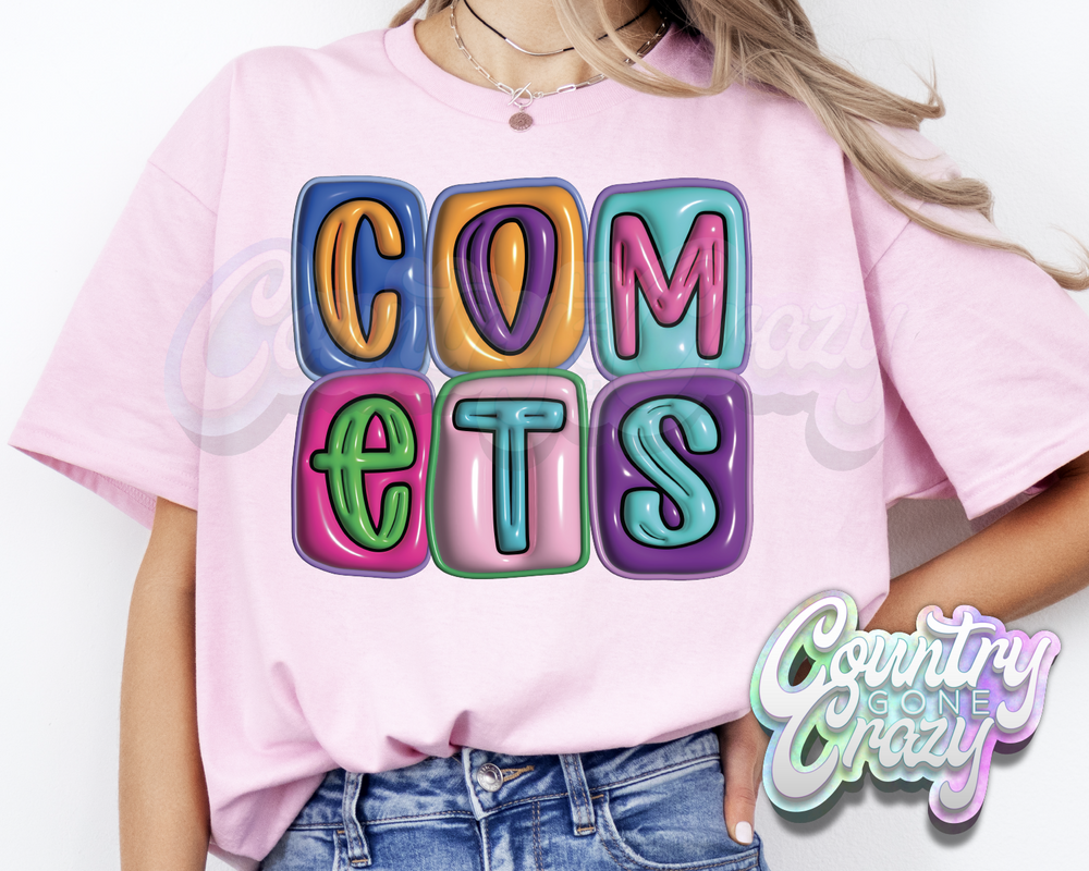 Comets •• Bubble •• T-Shirt-Country Gone Crazy-Country Gone Crazy