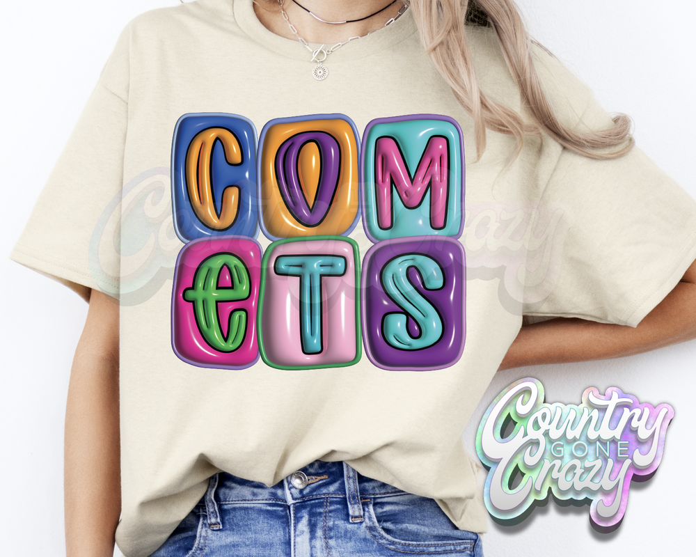 Comets •• Bubble •• T-Shirt-Country Gone Crazy-Country Gone Crazy