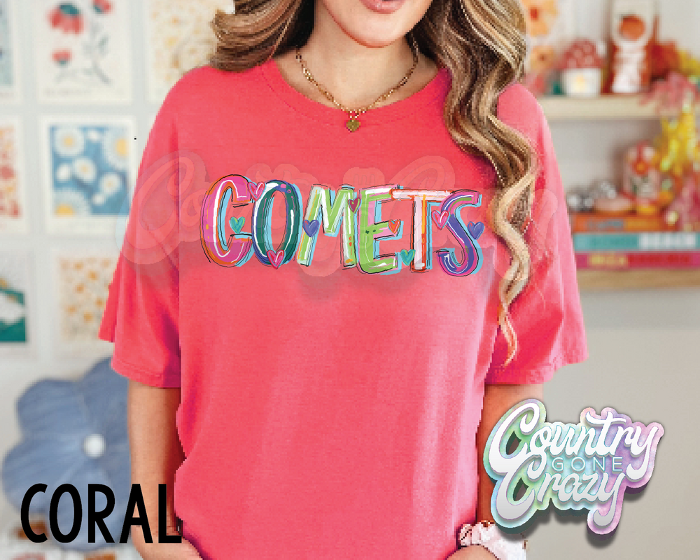 Comets • Splash • T-Shirt-Country Gone Crazy-Country Gone Crazy