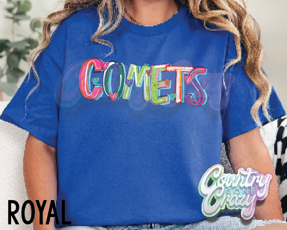 Comets • Splash • T-Shirt-Country Gone Crazy-Country Gone Crazy