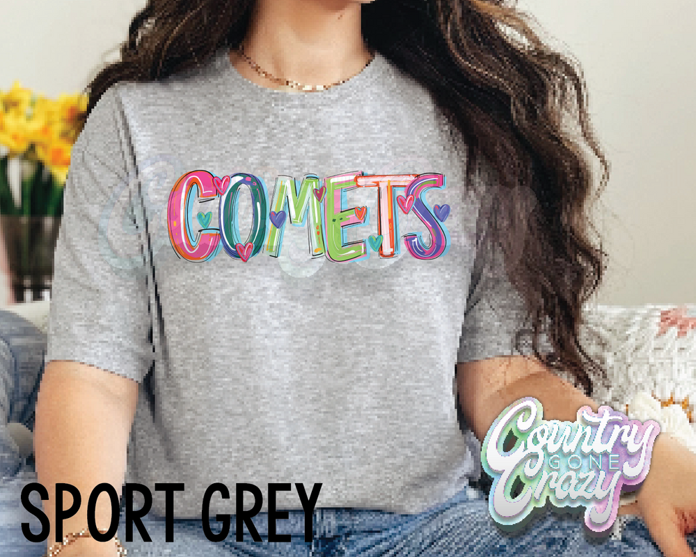 Comets • Splash • T-Shirt-Country Gone Crazy-Country Gone Crazy