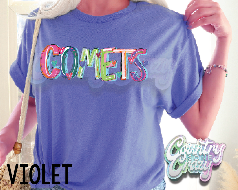 Comets • Splash • T-Shirt-Country Gone Crazy-Country Gone Crazy