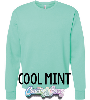Adult Sweatshirt - Cool Mint-Jerzees-Country Gone Crazy