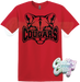 COUGARS - RED T-SHIRT-Country Gone Crazy-Country Gone Crazy