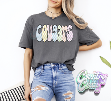 COUGARS ▪️ CHECKY ▪️ T-Shirt-Country Gone Crazy-Country Gone Crazy
