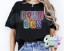 Cougars •• Bubble •• T-Shirt-Country Gone Crazy-Country Gone Crazy