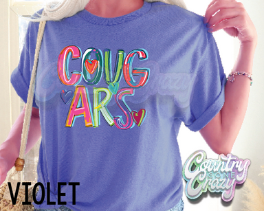 Cougars • Splash • T-Shirt-Country Gone Crazy-Country Gone Crazy