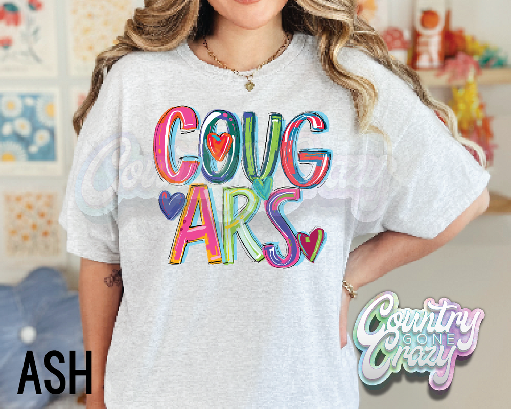 Cougars • Splash • T-Shirt-Country Gone Crazy-Country Gone Crazy