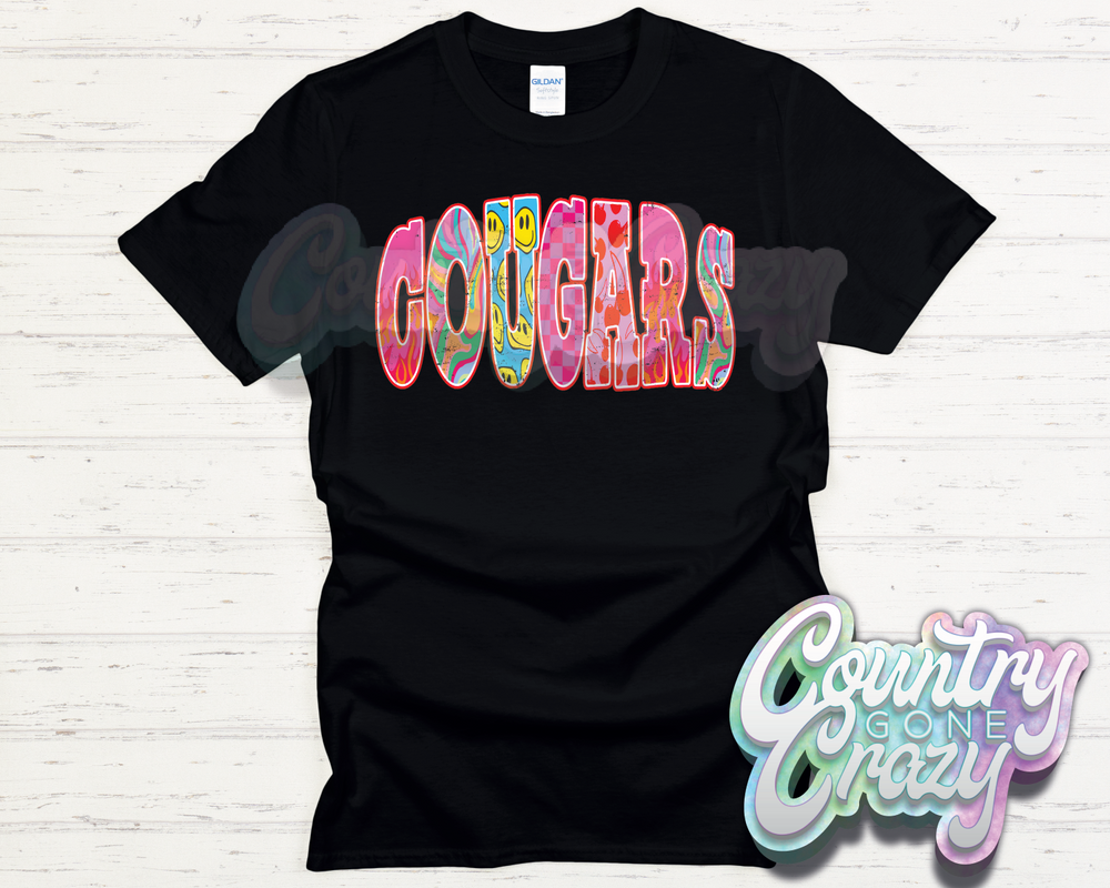 COUGARS // GOOD VIBES // T-Shirt-Country Gone Crazy-Country Gone Crazy