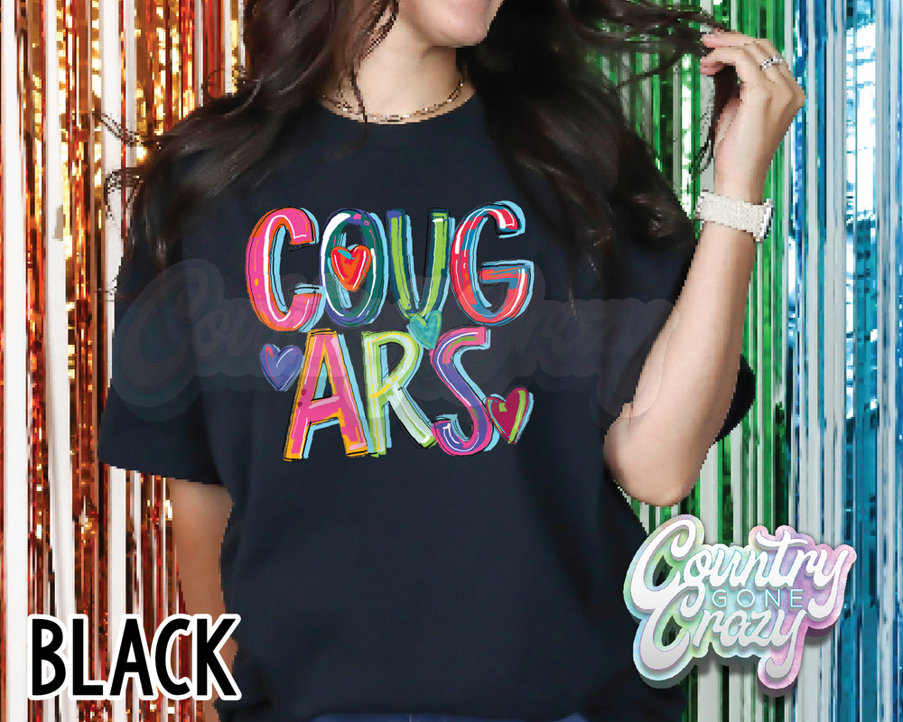 Cougars • Splash • T-Shirt-Country Gone Crazy-Country Gone Crazy