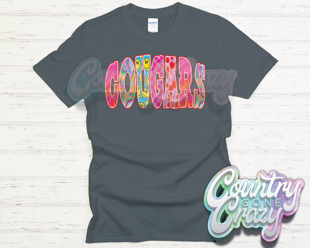 COUGARS // GOOD VIBES // T-Shirt-Country Gone Crazy-Country Gone Crazy