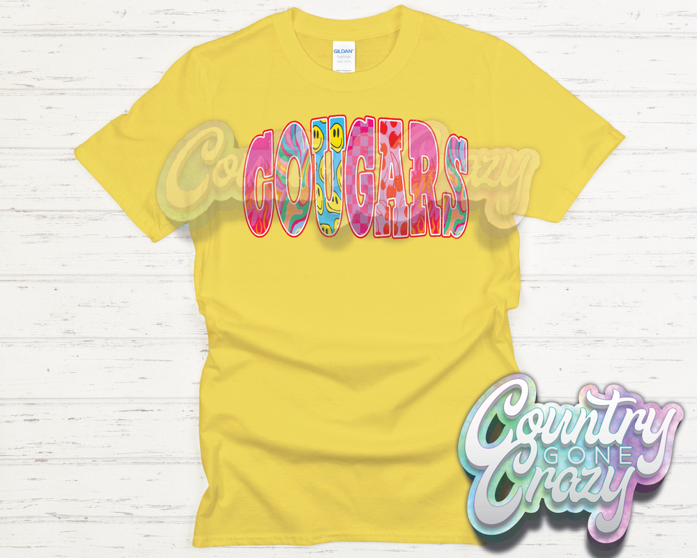 COUGARS // GOOD VIBES // T-Shirt-Country Gone Crazy-Country Gone Crazy