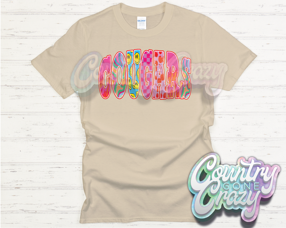COUGARS // GOOD VIBES // T-Shirt-Country Gone Crazy-Country Gone Crazy