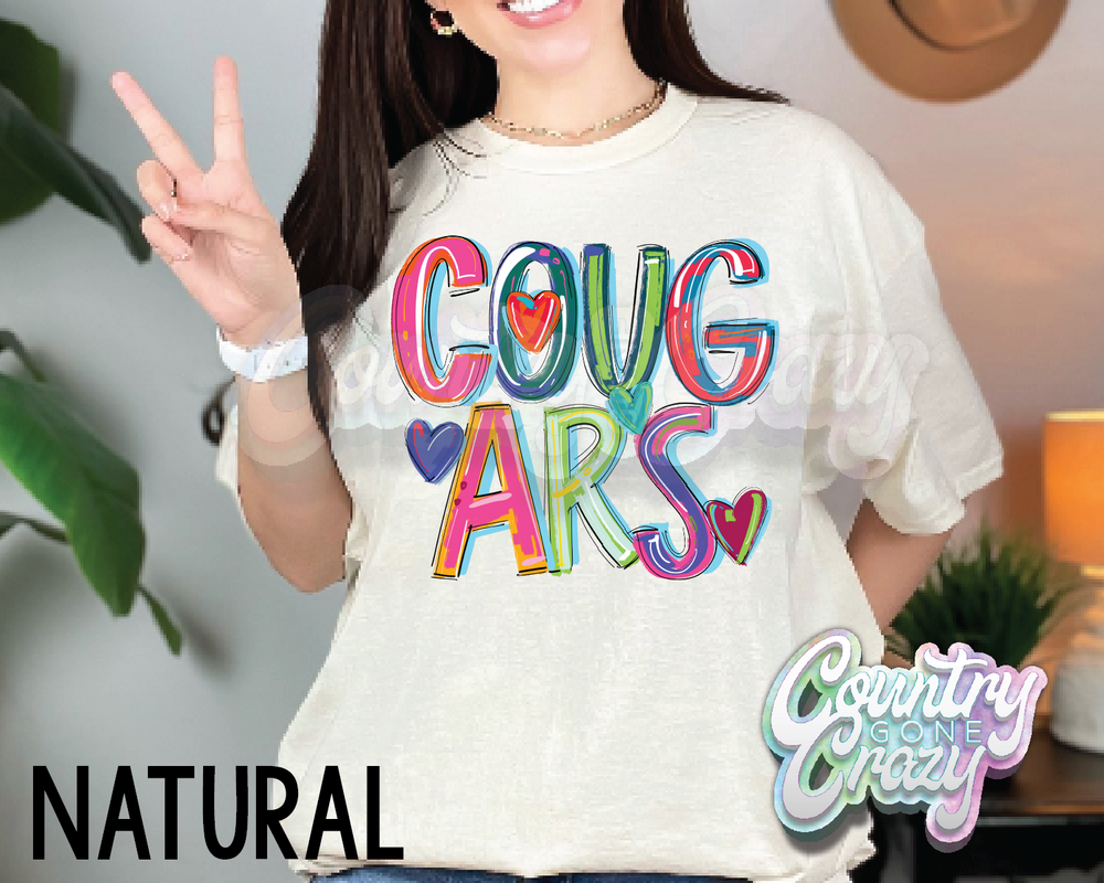 Cougars • Splash • T-Shirt-Country Gone Crazy-Country Gone Crazy