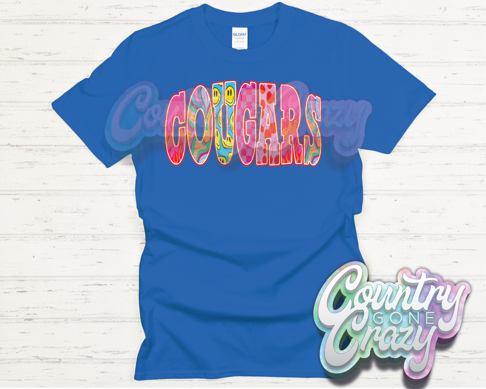 COUGARS // GOOD VIBES // T-Shirt-Country Gone Crazy-Country Gone Crazy
