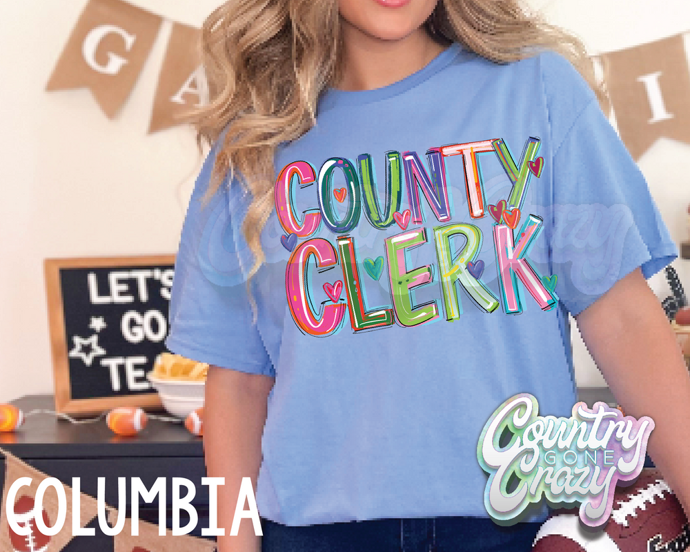 COUNTY CLERK • Splash • T-Shirt-Country Gone Crazy-Country Gone Crazy