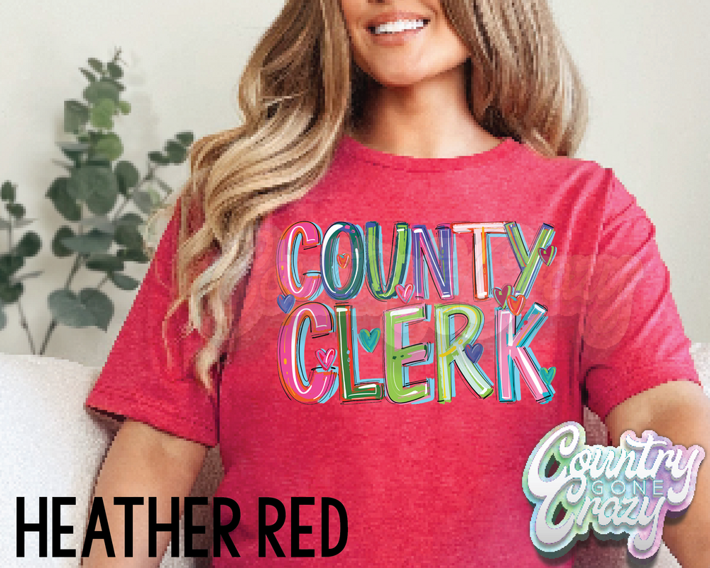 COUNTY CLERK • Splash • T-Shirt-Country Gone Crazy-Country Gone Crazy